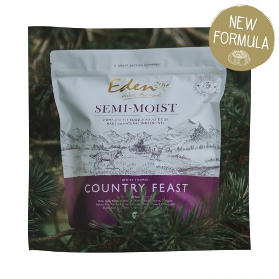 Eden Semi Moist Country Feast Dog Food 