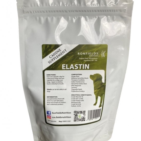 Ron Fields Elastin Ayurvedic Capsules for Dogs 100 Ron Fields Elastin Ayurvedic Capsules for Dogs 100