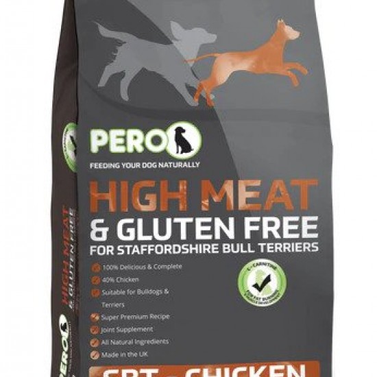 Pero High Meat and Gluten Free SBT Chicken Dog Food Pero High Meat and Gluten Free SBT Chicken Dog Food