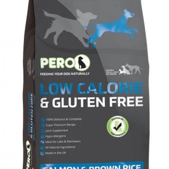 Pero Low Calorie Salmon & Brown Rice Gluten Free Dry Dog Food