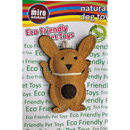 Miro & Makauri Raphy the Rabbit Natural Dog Toy for Small Breeds