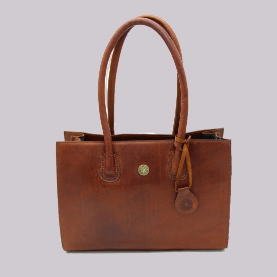 Hicks & Hides Ladies Chedworth Cartridge Leather Handbag
