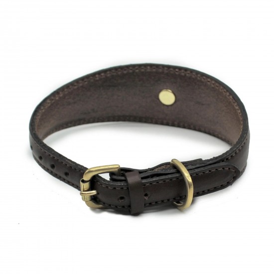 Hicks & Hides Stanway Leather Whippet Dog Collar