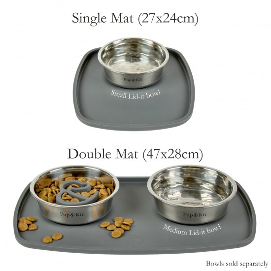Lid-it Silicon Feeding Dog Placemat Lid-it Silicon Feeding Dog Placemat