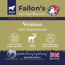 Venison with Superfoods - Wet Dog Food  Venison with Superfoods - Wet Dog Food